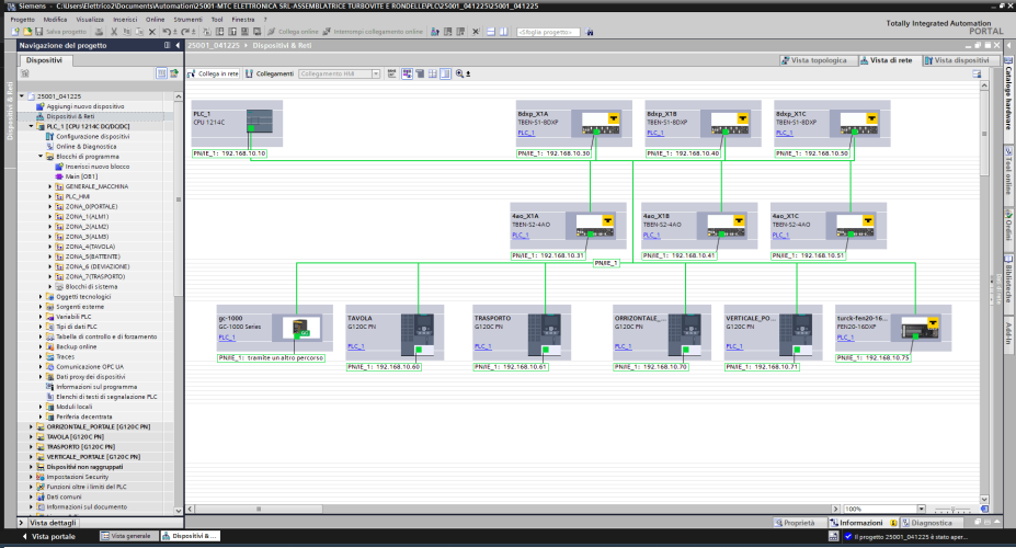 02 Software programmazione PLC TIA V16 SIEMENS